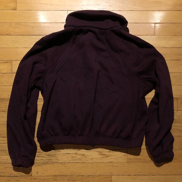 Women's Lululemon Cropped Full-Zip Plush Times Fleece Jacket - Picture 5 of 16